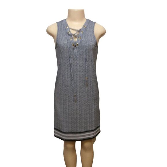 Michael Kors Dresses & Skirts - MICHAEL Kors Women Flower Print Sleeveless Dress XSmall Black And White